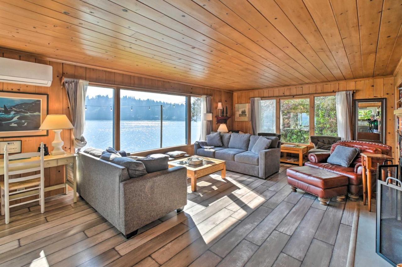 Waterfront Olympia Home With Private Beach And Kayaks! Extérieur photo